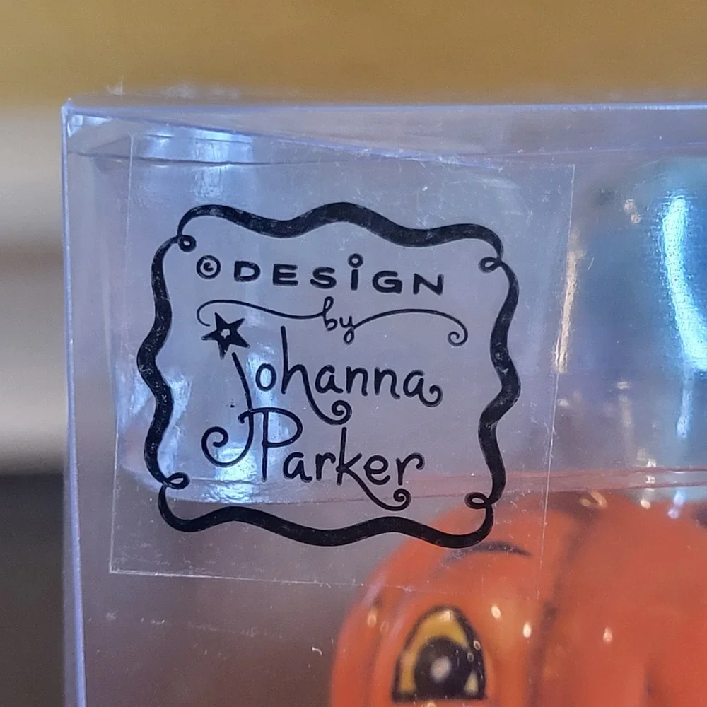 Johanna Parker Transpac Vintage Style Stacked Pumpkin Salt Pepper Shakers